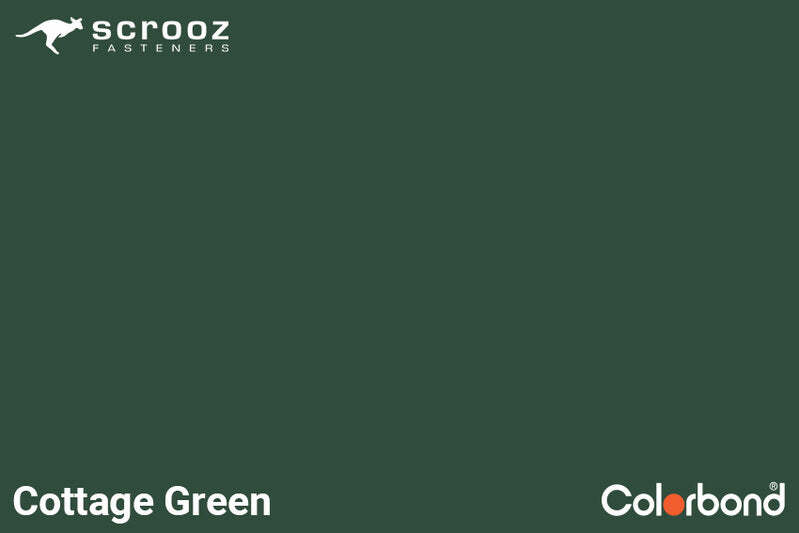 Cottage Green 14 x 50mm Roof T17 Screw C5 CTN 1000