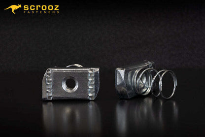 Channel Strut Nut Short Spring Zinc M10 Box 100