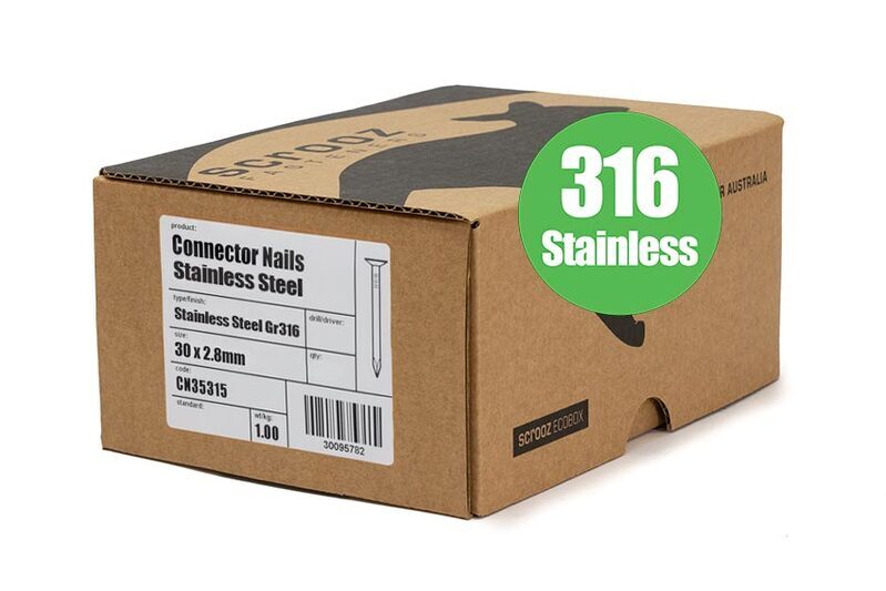 Connector Nails 316 30 x 2.8mm 1.25KG