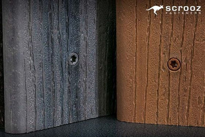 Composite Deck Screws 9g x 65 Brown Ctn 2000