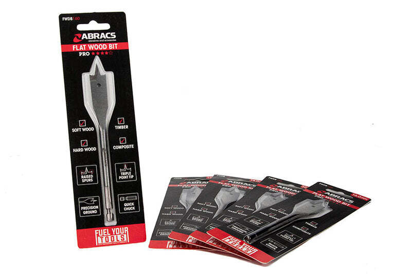 Flat Spade Bit 8mm Pack of 5