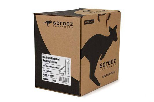 10g x 50mm HighLoad Decking Screws box 1000