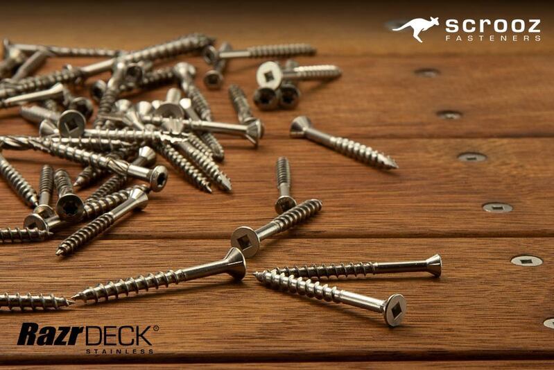 10g x 50mm 304 Stainless Decking Screw Carton 5000