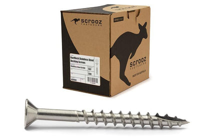 12g x 50mm 304 Stainless Decking Screws box 1000