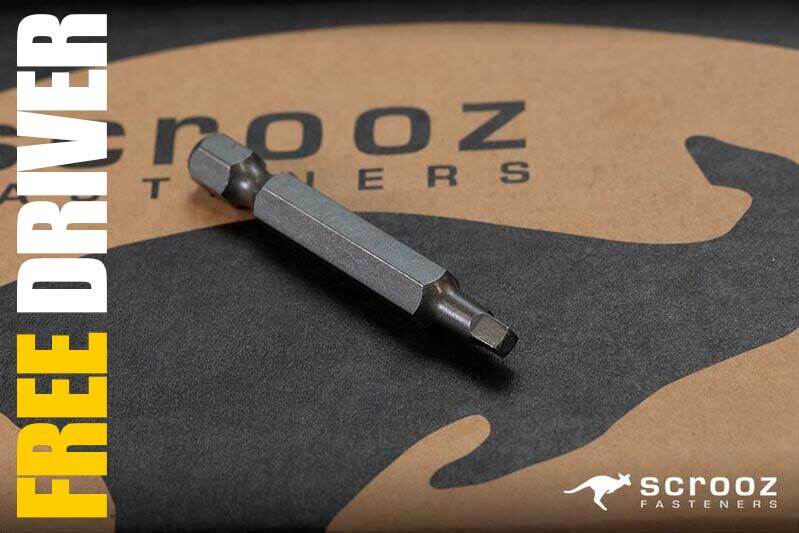 12g x 75mm 304 Stainless Decking Screws box 1000