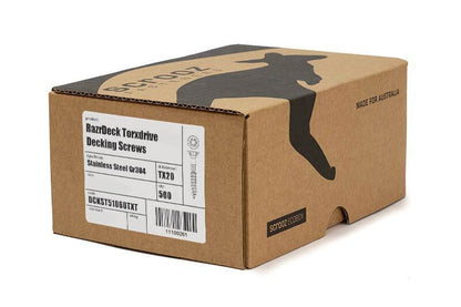 10g x 50mm 304 Torx Drive Decking Screws box 500