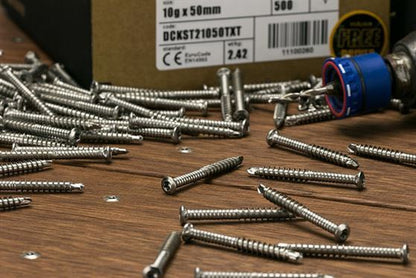 10g x 50mm 304 Torx Drive Decking Screws box 500