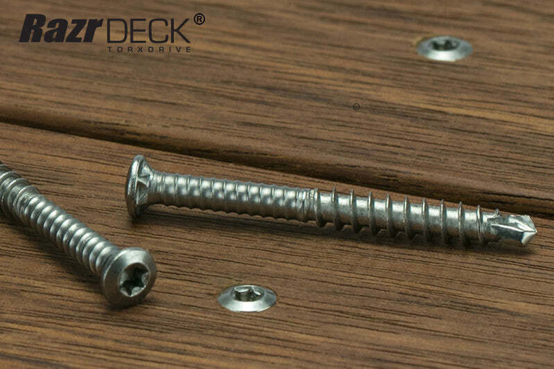 10g x 50mm 304 Torx Drive Decking Screws box 1000