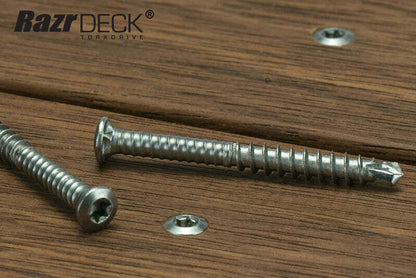 10g x 50mm 304 Torx Drive Decking Screws box 1000
