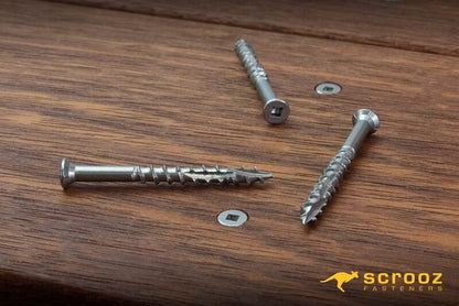 10g x 50mm Razr 304Gr Pro Decking Screws box 1000