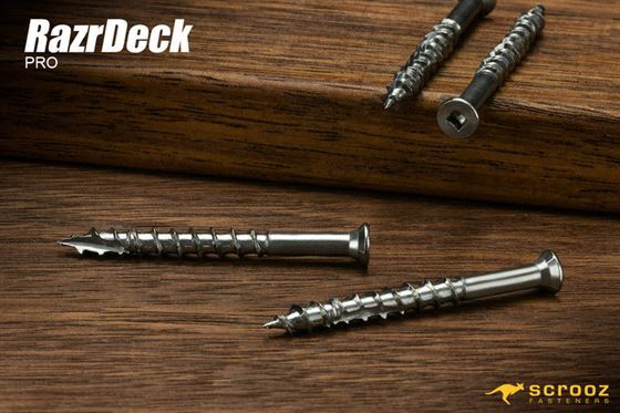 10g x 50mm Razr Pro Decking Screws 2000pc Bundle