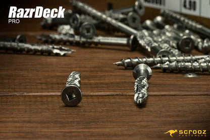 10g x 65mm Razr 304Gr Pro Decking Screws pack 100