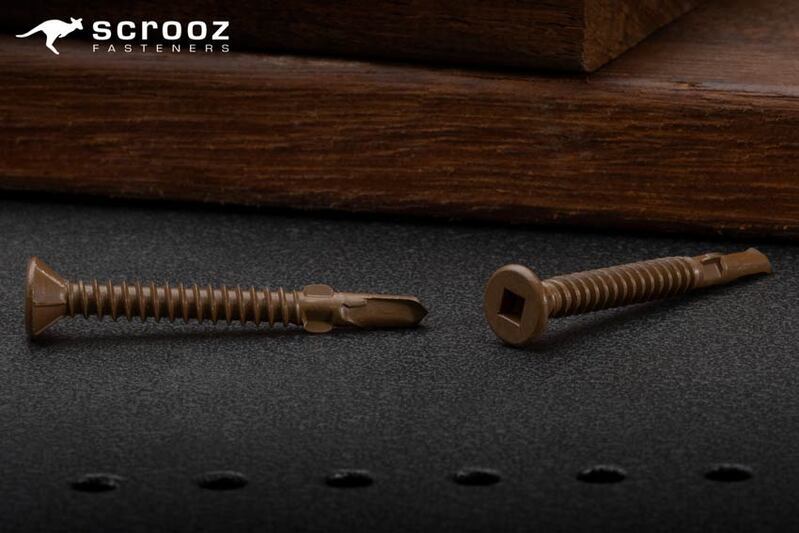 10g x 45mm Wing Tip Screws Merbau box 500