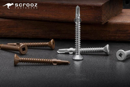 10g x 45mm Wing Tip Screws Merbau Carton 2000