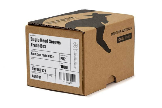6g x 40mm Bugle Head Screws box of 1000