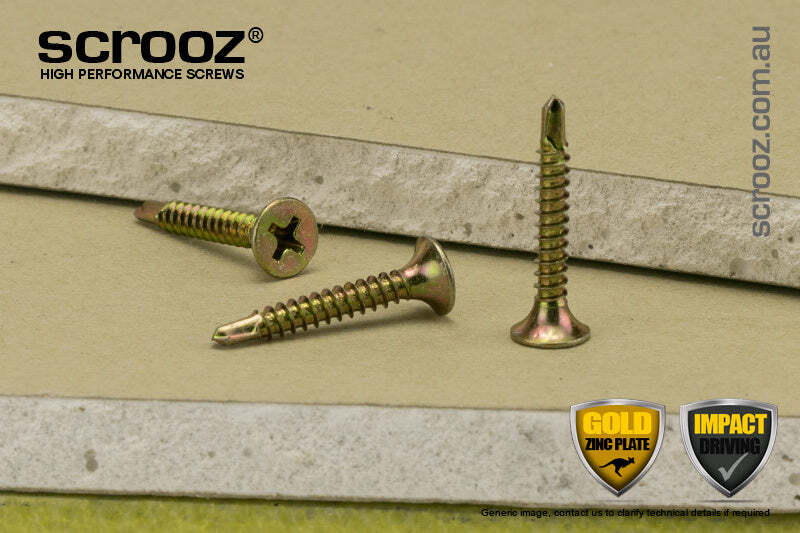 Bugle Head Screws Metal Drill 6g x 45mm CTN 2000