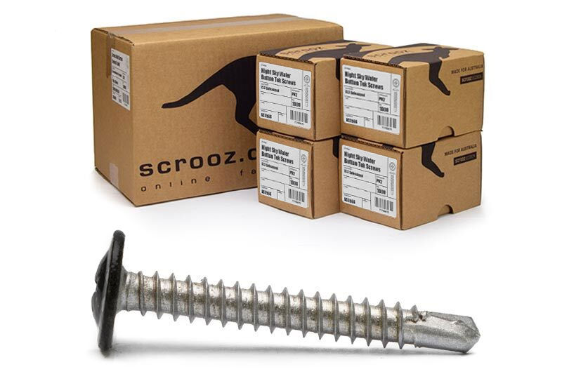 Wafer Button Tek Gal Night Sky 8g x 25mm CTN 4000