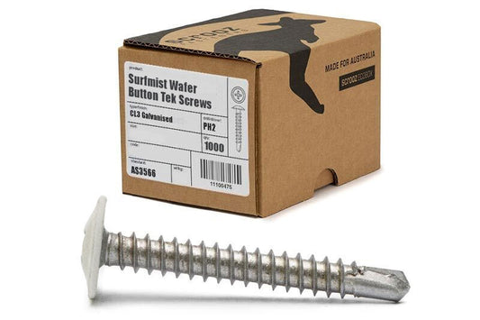 Wafer Button Tek Gal Surfmist 8g x 32mm Box 1000