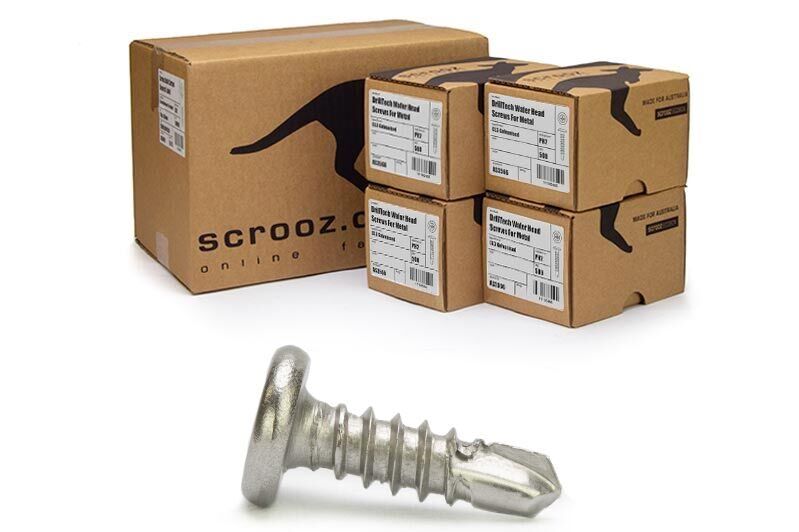 10g x 16mm Flat Head Metal Tech Gr304 CTN 4000