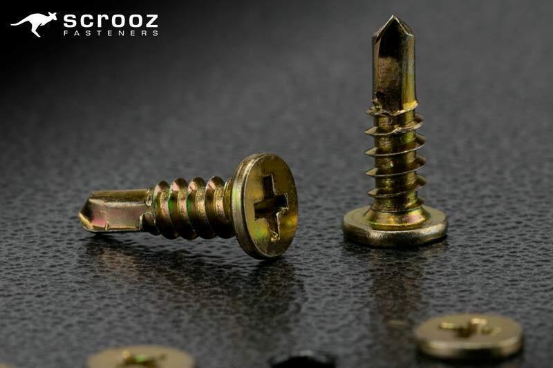 10g x 16mm Flat Head Metal Tech Zinc Bulk 8000