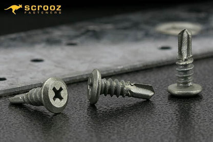 10g x 30mm Metal Wafer Tech Screws GAL Carton 4000