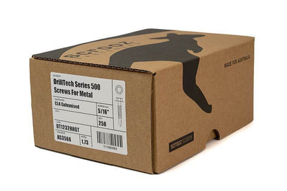 12g x 65mm Series 500 Metal Tech Screws box 250