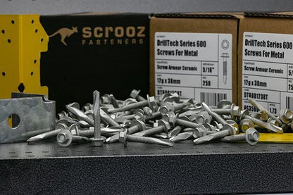 Series 600 12g x 38mm Metal Tek Screws Pack 50