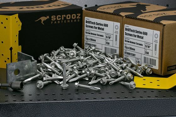 Series 600 12g x 38mm Metal Tek Screws box 250