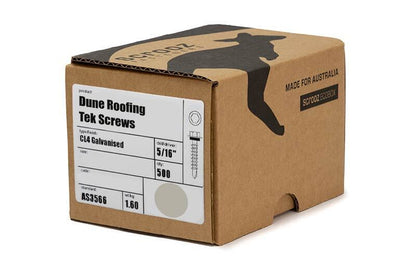 Dune 10g x 25mm Roofing Tek Screw Box 500