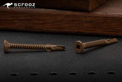 10g x 45mm Wing Tip Screws Merbau box 500