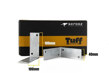 Angle Bracket M6 - 100x100x40x3mm Box 25