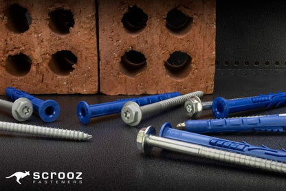 Rawlplug Frame Fixings Zinc 10 x 140 CTN 100