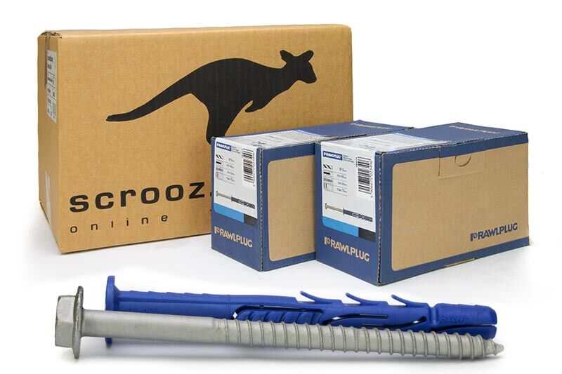 Rawlplug Frame Fixings Galv 10 x 80 CTN 200