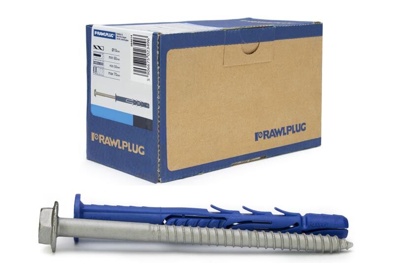 Rawlplug Frame Fixings Galv 10 x 100 Box 25