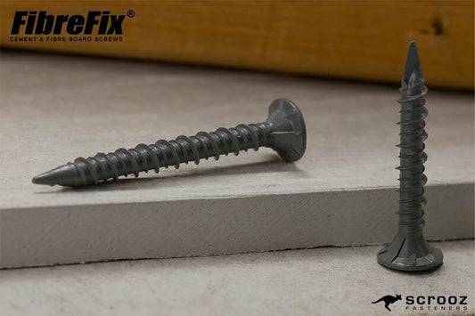 8g x 42mm FibreFix Cement Board Screws pack 100
