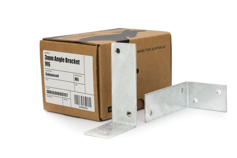 Angle Bracket M6 - 60X100X35X3 Box 12