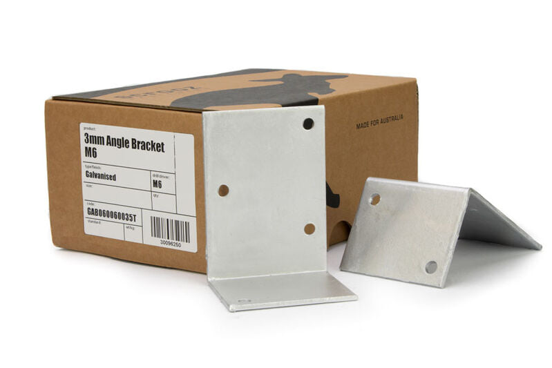 Angle Bracket M6 - 60X100X70X3 Box 12