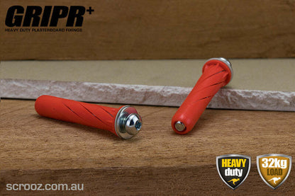 Gripr plasterboard fixings orange pan pack 25