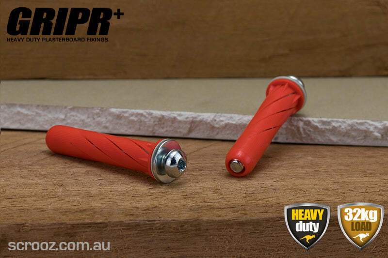 Gripr plasterboard fixings orange pan box of 100