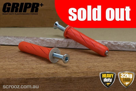 Gripr plasterboard fixings orange csk pack 25