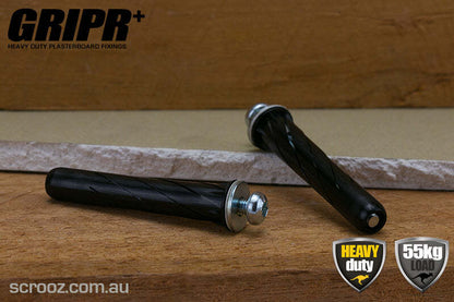 Gripr plasterboard fixings black pan box of 100