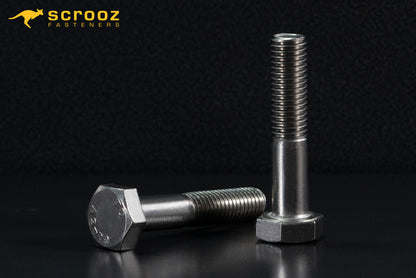 M20 x 90mm hex bolts stainless 304 ctn 40