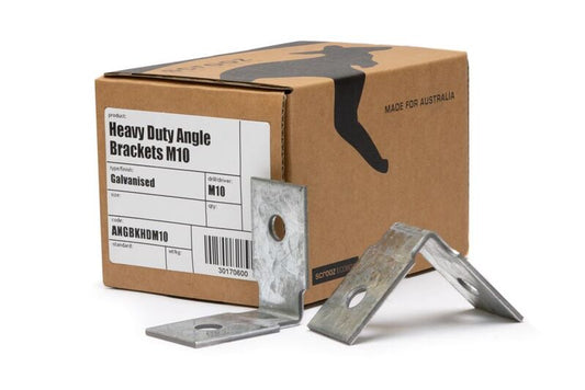 HD Angle Bracket Galv M10 - 60 x 60 x 35 Box 25