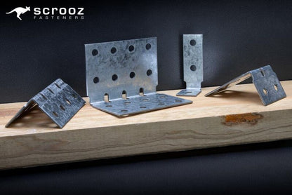 HD Angle Bracket Galv M10 - 60 x 60 x 35 CTN 100