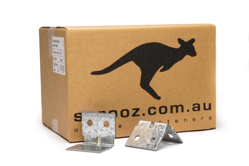 HD Angle Bracket Galv M10 - 60 x 60 x 70 CTN 100