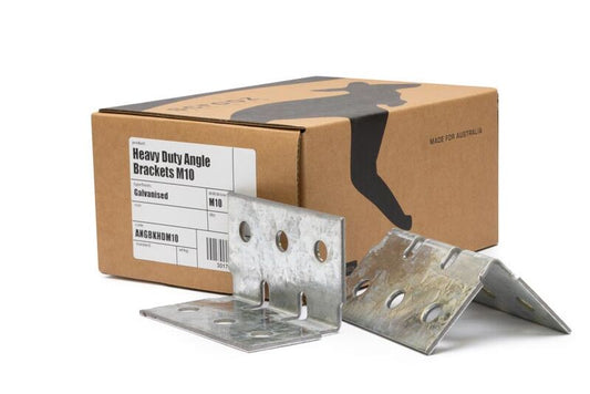 HD Angle Bracket Galv M10 - 60 x 60 x 105 Box 25