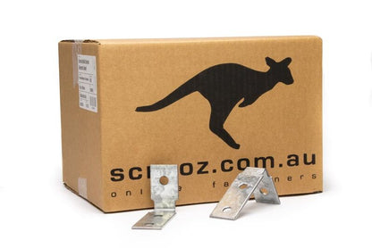 HD Angle Bracket Galv M10 - 60 x 100 x 35 CTN 100