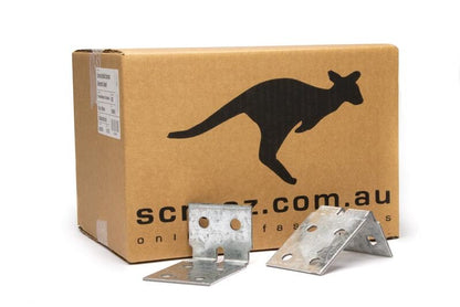 HD Angle Bracket Galv M10 - 60 x 100 x 70 CTN 100