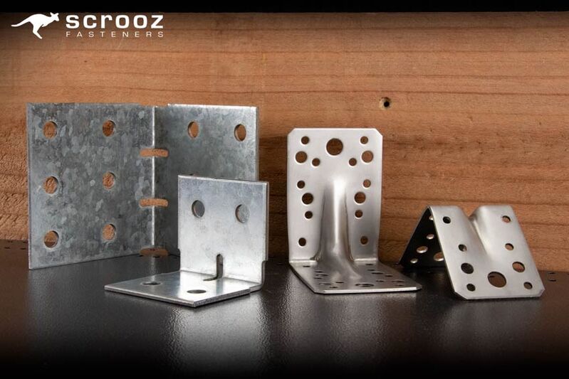 HD Angle Bracket Galv M10 - 60 x 100 x 70 CTN 100