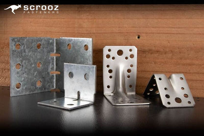 HD Angle Bracket Galv M10 - 100 x 100 x 70 Box 25